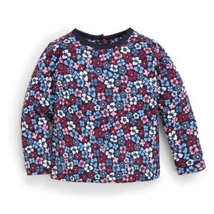 NWT Jojo Maman Bebe Floral Crew Neck Top